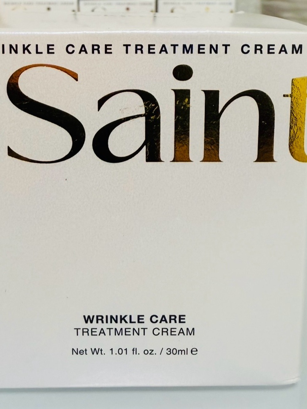 Wrinkle Care Treatment Cream — White & Gold